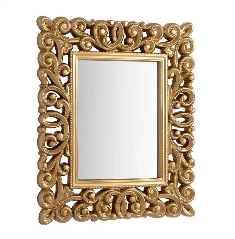 Espejo barroco dorado 80×67 cm - Espejos