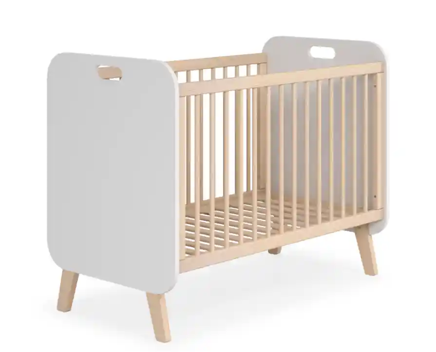 Cuna Paris en madera color blanco 60x120cm - Camas y canapes