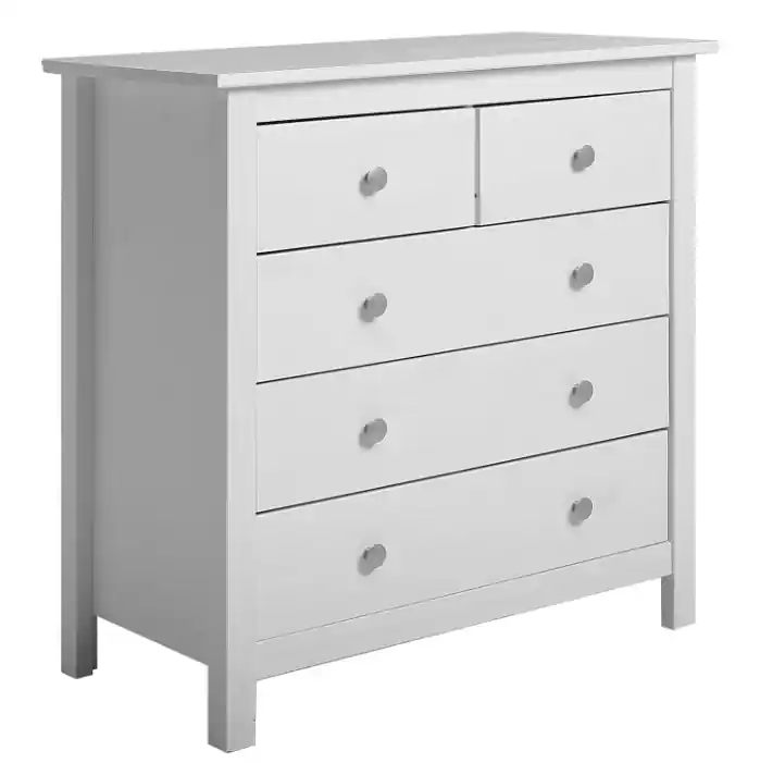 Comoda Berna madera de pino blanco 79 cm - Comodas Sinfonier