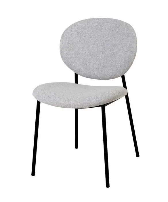 Silla Ursula loneta gris claro - Sillas