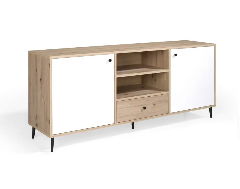 Aparador blanco roble Aspen 180 cm - Aparadores