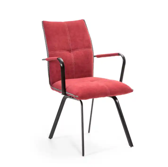 Sillon Indira tela rojo - Sillas