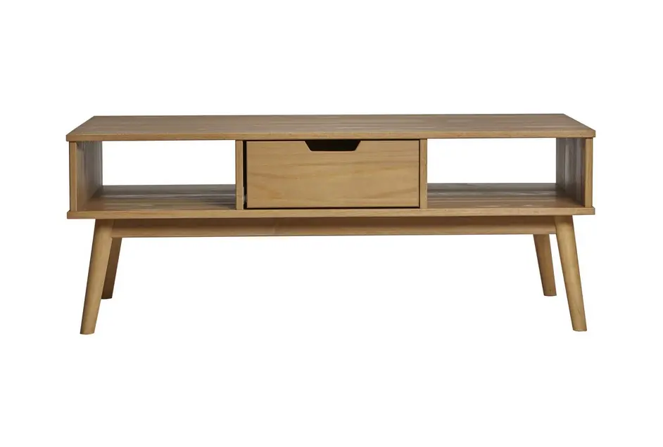 Mesa de centro cusco madera a la cera 110×55 - Mesas de centro y auxiliares