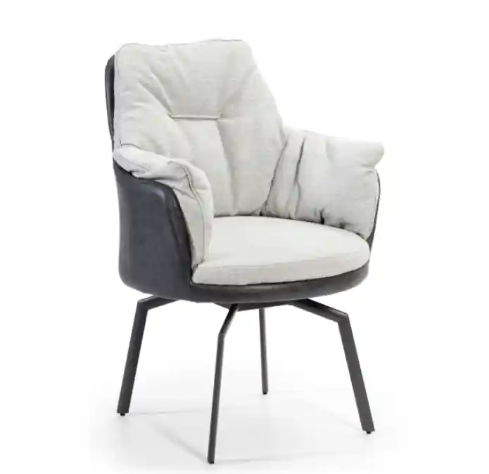 Sillon Atila tejido gris - Sillones butacas divanes