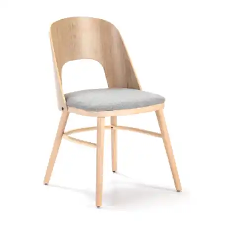 Silla Bruxelles madera natural claro - Sillas