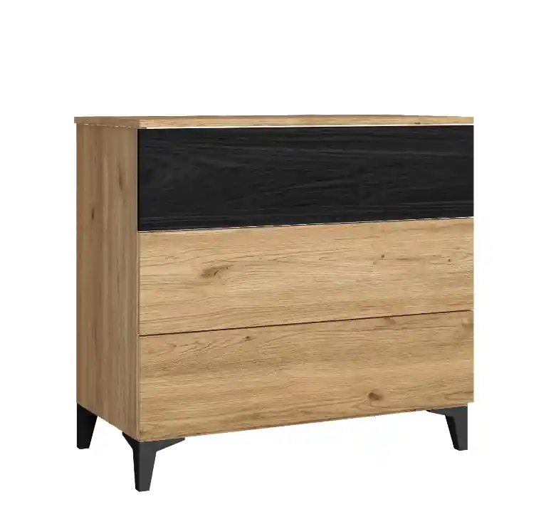 Comoda Kronos natural bocamina 80cm - Comodas Sinfonier