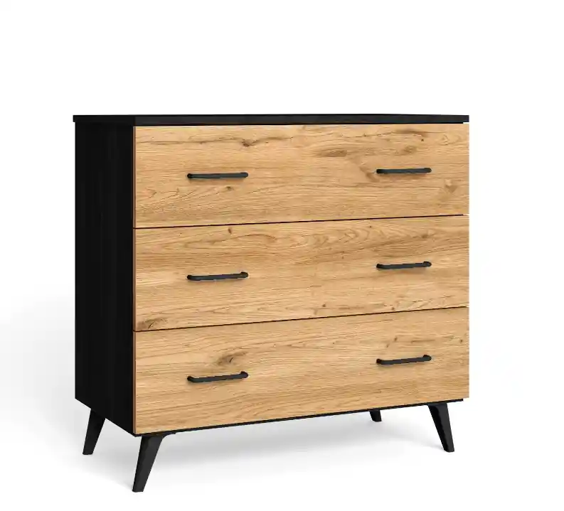 Comoda Indus natural bocamina 80cm - Comodas Sinfonier