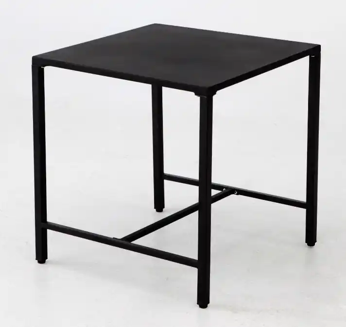 Mesa Deco metal negro 70×70 - Mesas hosteleria