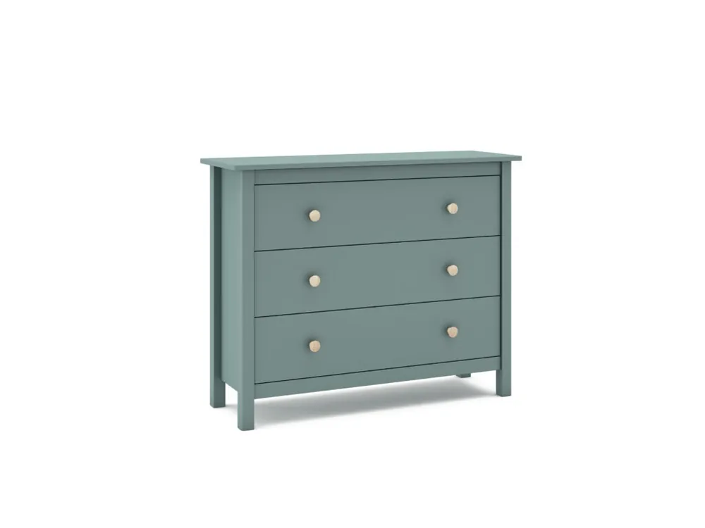 Comoda Max madera de pino verde 100 cm - Comodas Sinfonier