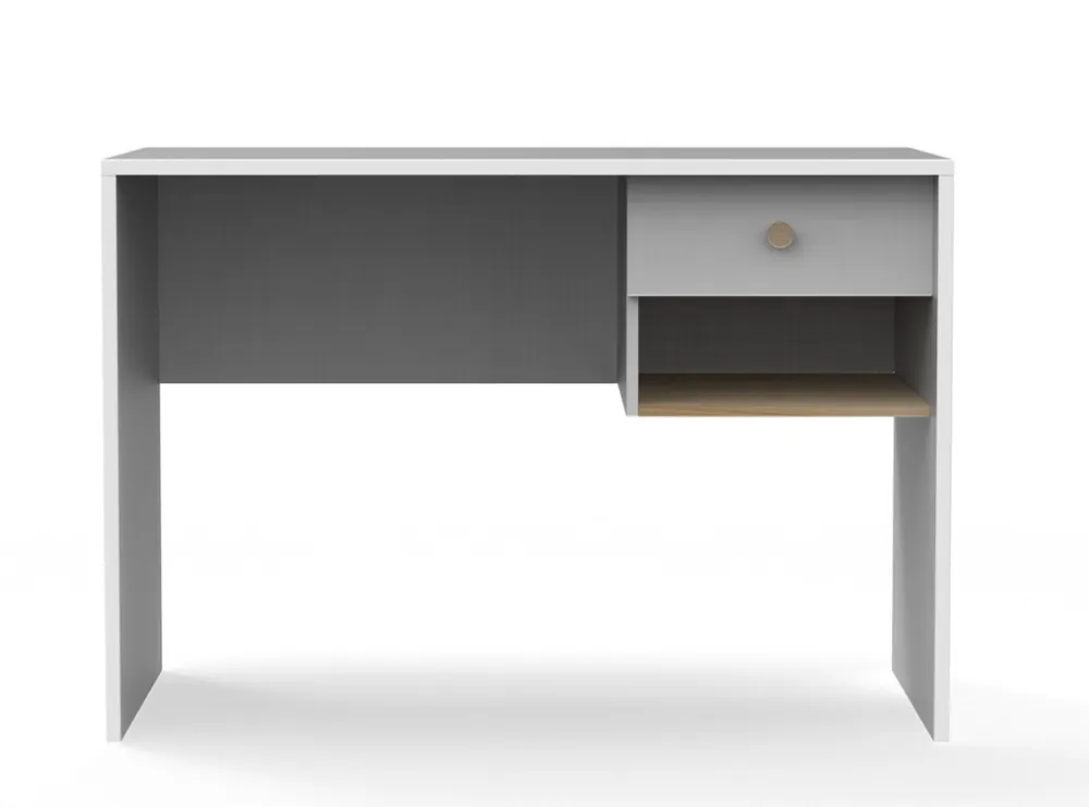 Escritorio Esteban madera de pino blanco 110×55 cm - Escritorios