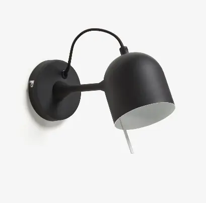 Aplique Hugo negro mate - Apliques