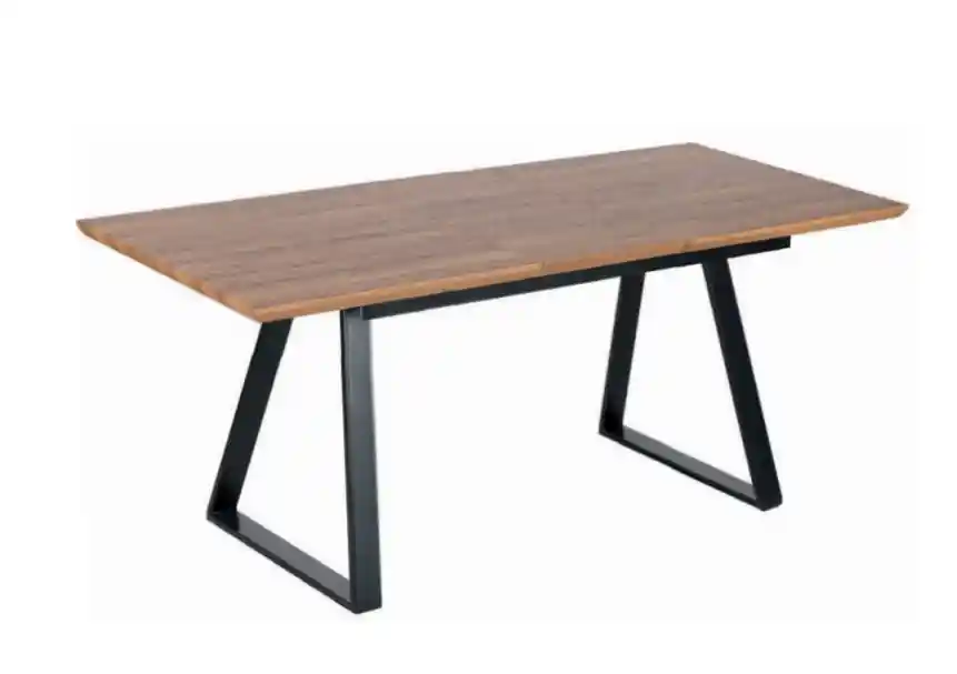 Mesa extensible Nesto nogal 140-180x80cm