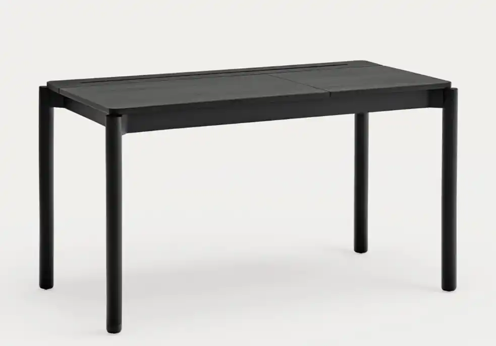 Mesa escritorio Atlas fresno negro 136 cm - Escritorios