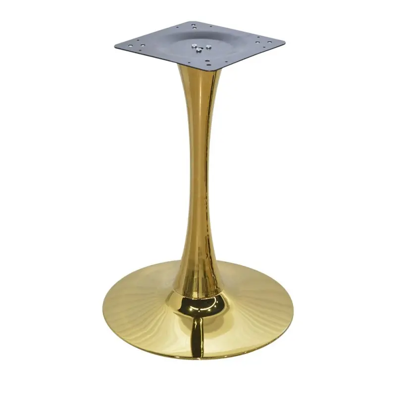Base de mesa Tulip hierro dorado 70cm - Pies y bases para mesas