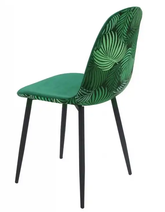 Silla tropical terciopelo verde - Sillas