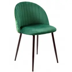 Sillon tropical terciopelo verde - Sillas