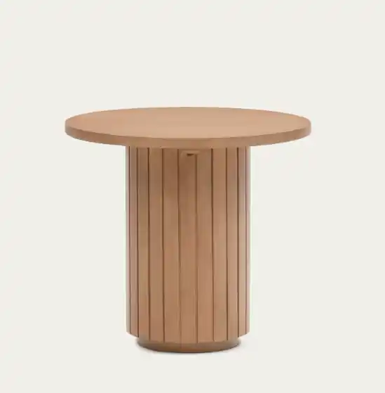 Mesa auxiliar London madera maciza de mango 60cm - Mesas de centro y auxiliares
