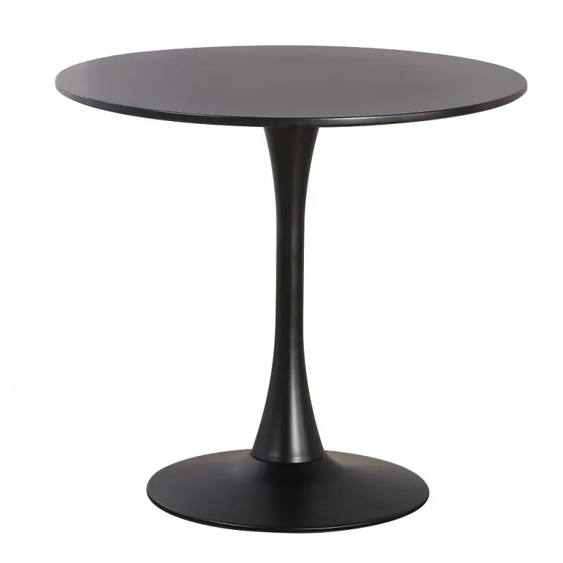 Mesa tulip redonda lacada negro 90 cm - Mesas de comedor