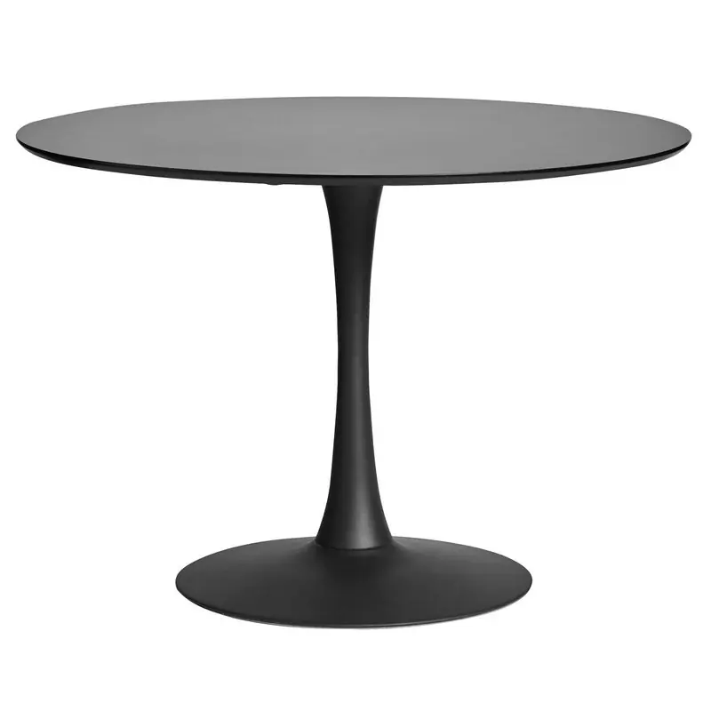 Mesa tulip redonda lacada negro 120 cm - Mesas de comedor