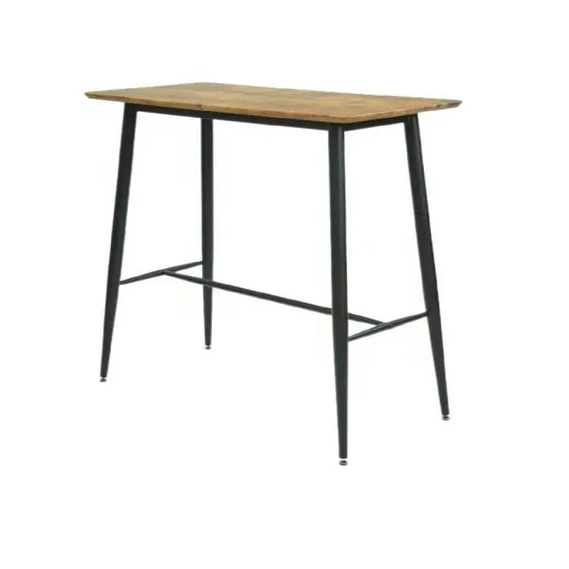 Mesa alta Elis madera vintage 120×60 cm - Mesas hosteleria