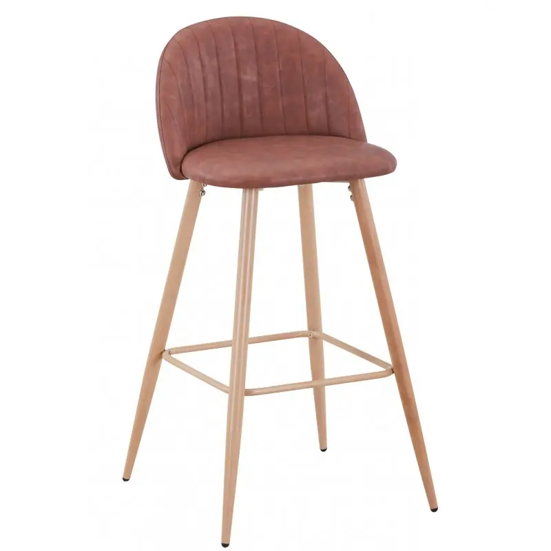 Taburete Velvet new similpiel vintage cuero - Taburetes y puff
