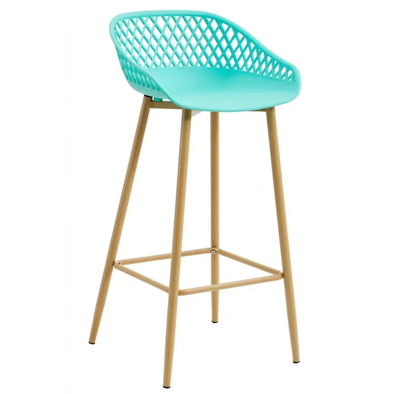 Taburete Joe polipropileno verde pastel 75cm - Taburetes hosteleria