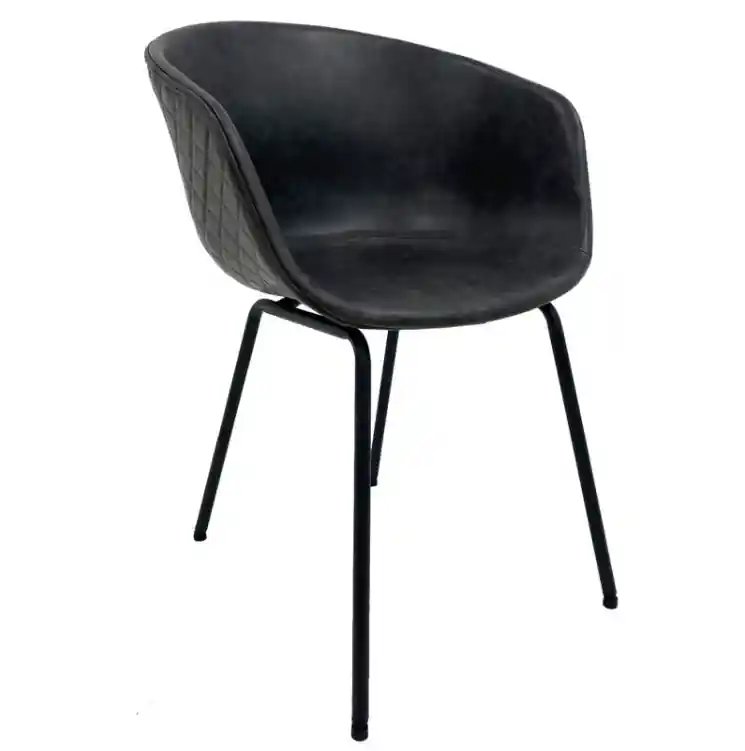 Sillon Andorra similpiel negro - Sillas