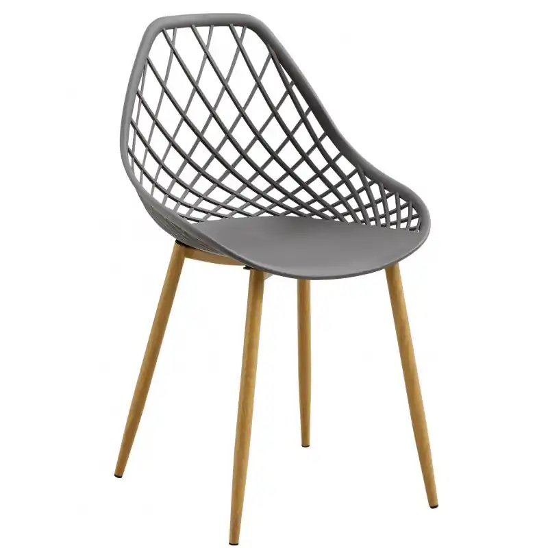 Silla Joe polipropileno gris oscuro - Sillas hosteleria