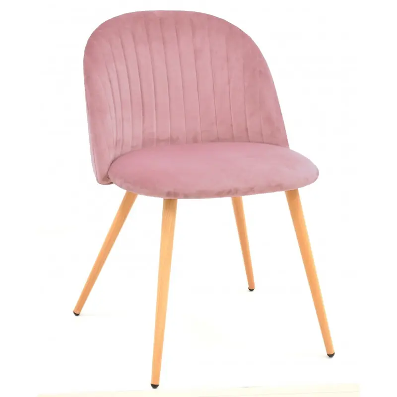 Silla Velvet terciopelo rosa - Sillas