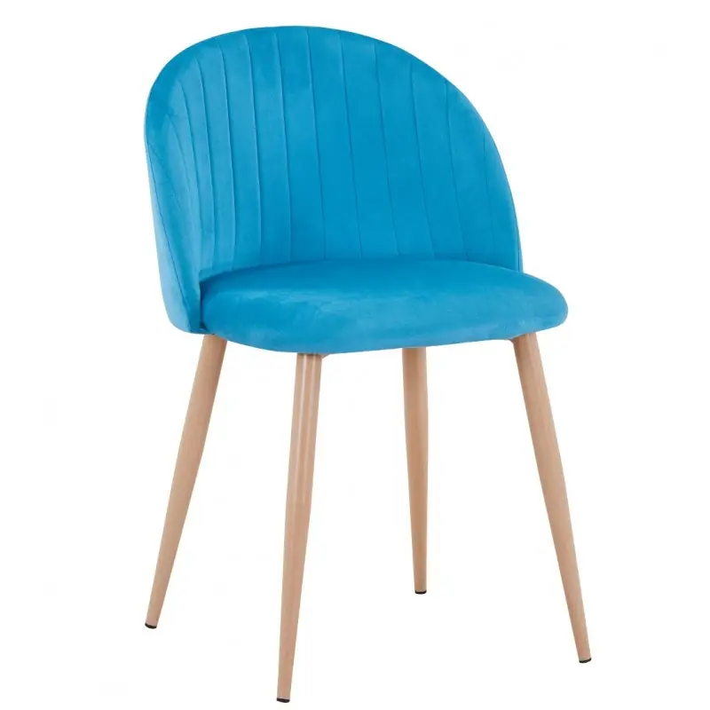 Silla Velvet new terciopelo turquesa - Sillas