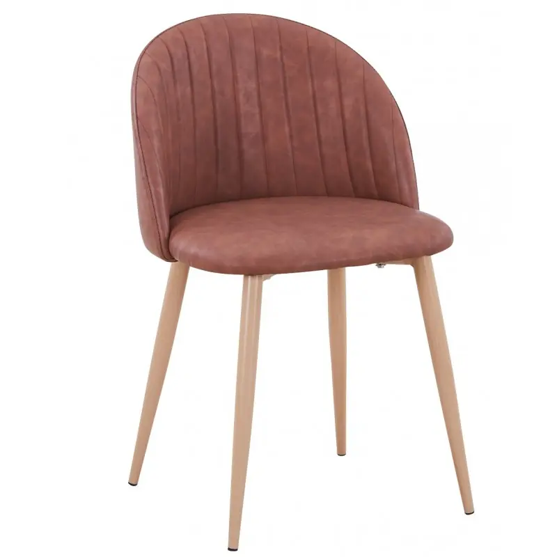 Silla Velvet new similpiel vintage cuero - Sillas