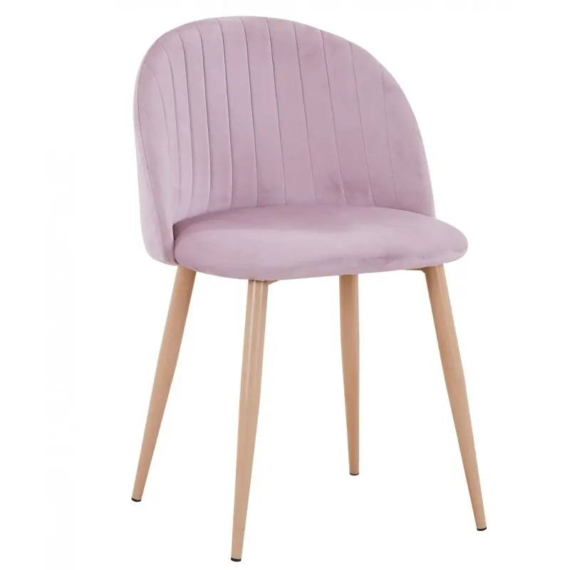 Silla Velvet new terciopelo rosa - Sillas