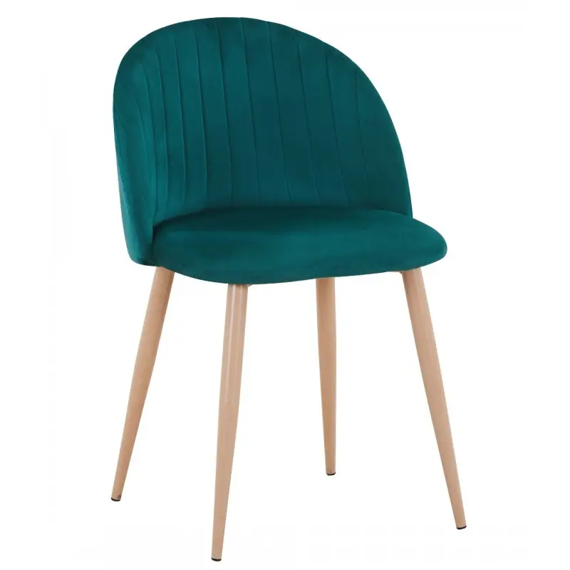 Silla Velvet new terciopelo verde - Sillas