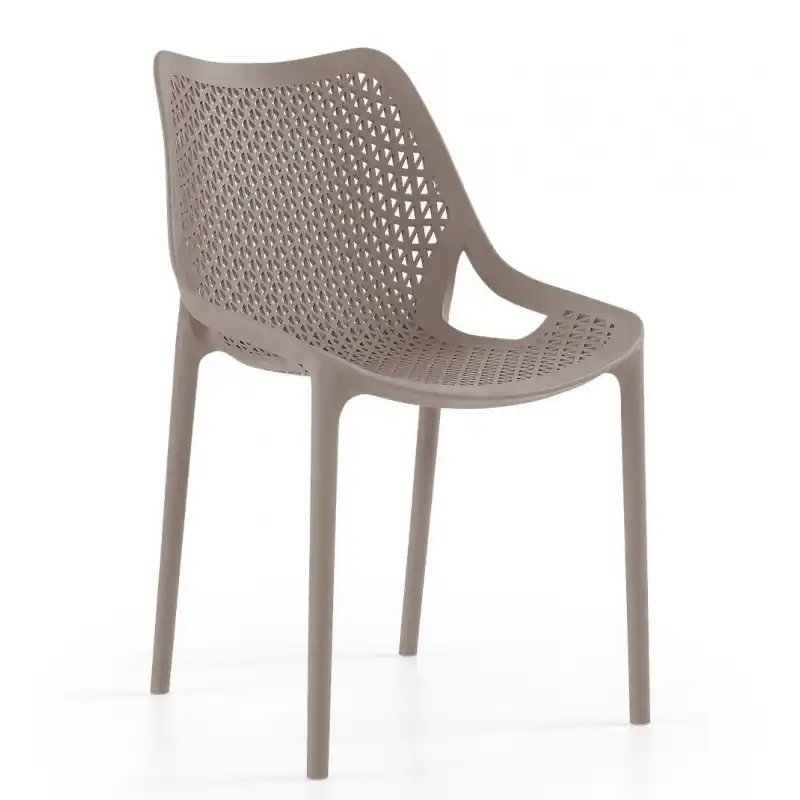 Silla apilable Macarena polipropileno tórtora - Sillas plasticos
