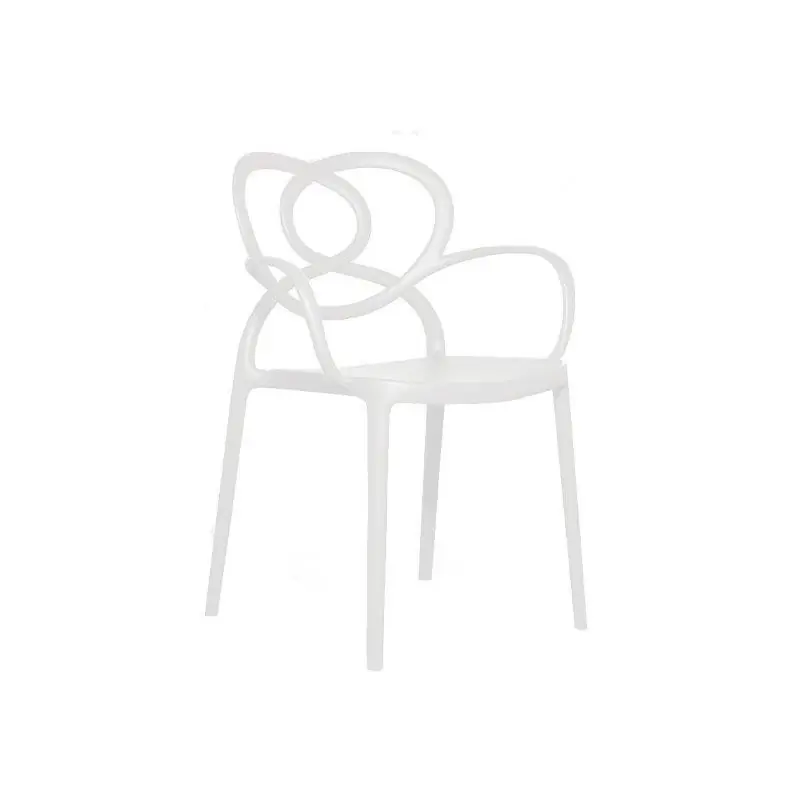 Silla exterior polipropileno blanco - Sillas plasticos