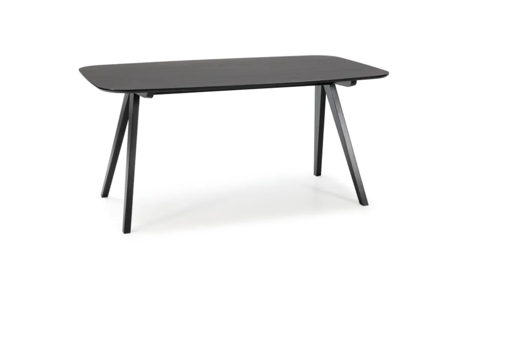 Mesa Simons madera fresno negro160x90 cm - Mesas de comedor
