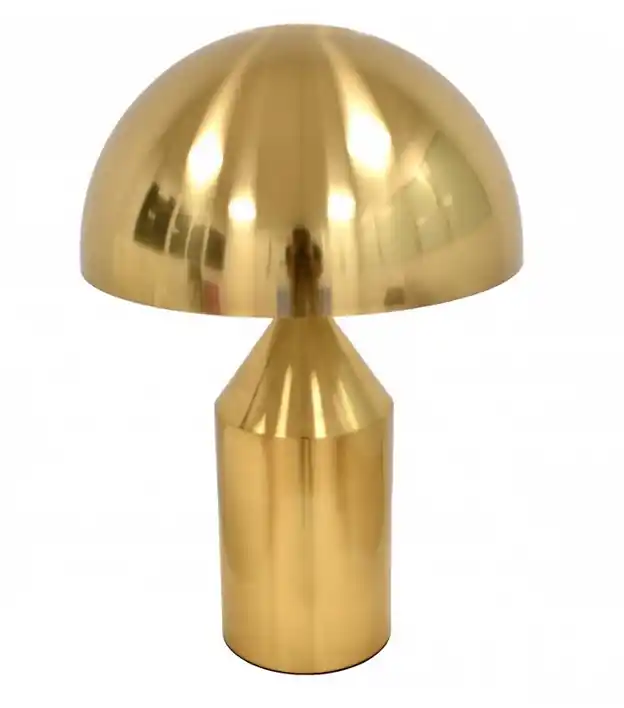 Lampara Atollo metal dorada - Lamparas sobremesa