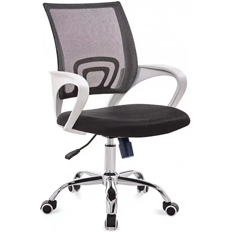Sillón de oficina Silen new basculante malla y tejido negro - Sillas oficina operativas