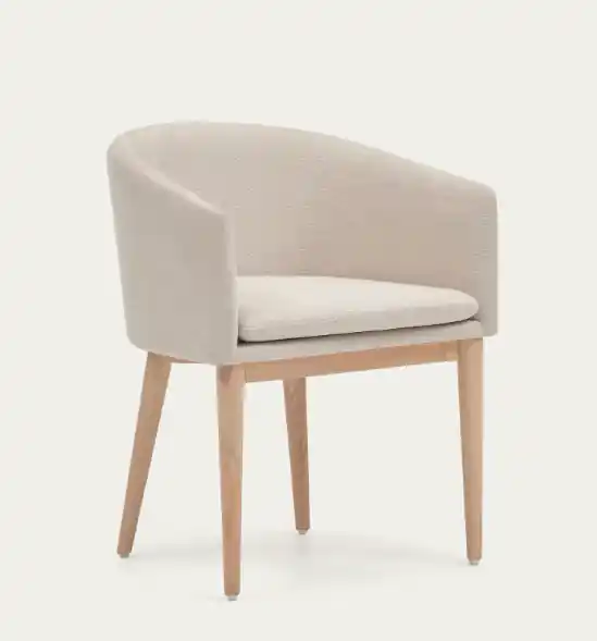Sillon seu nordico chenilla beige - Sillas