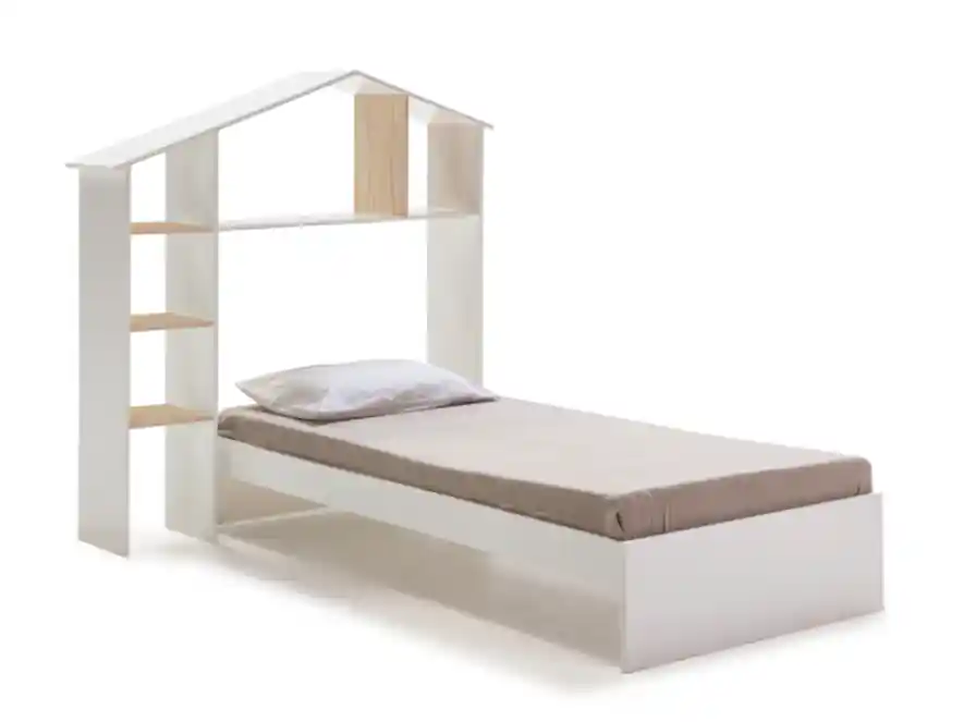 Cama infantil Maria DM/PINO blanco 90X190cm - Camas y canapes