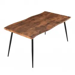 Mesa de comedor Grimaldi madera vintage 160x90cm - Mesas de comedor