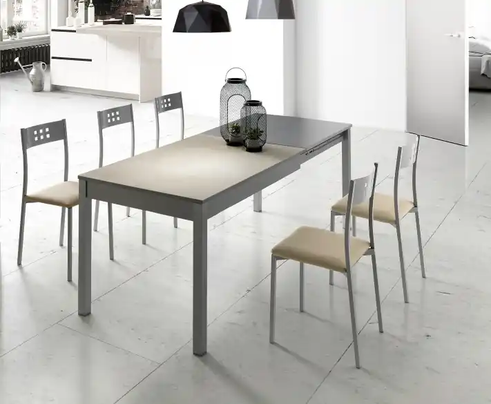 Conjunto de cocina mesa Borgo porcelanico Beige Moka - Conjuntos mueble de cocina