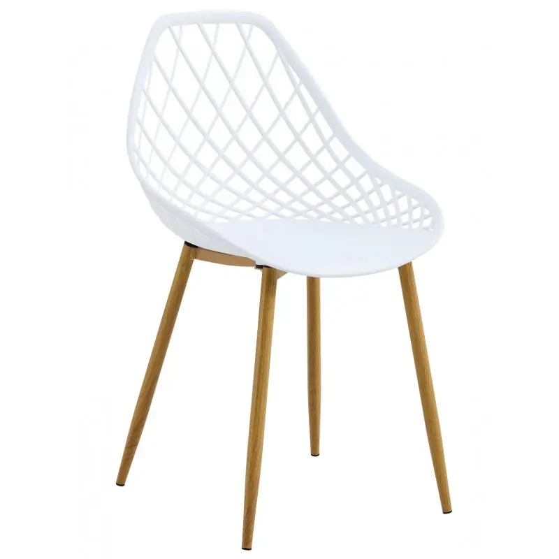 Silla Joe polipropileno blanco - Sillas hosteleria