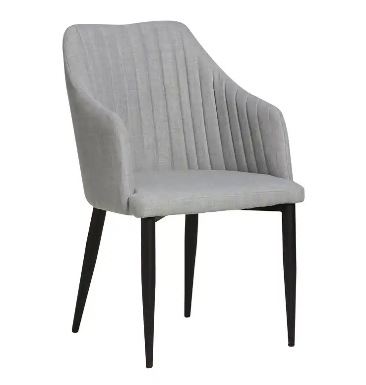 Sillon dani tela gris pata negra - Sillas