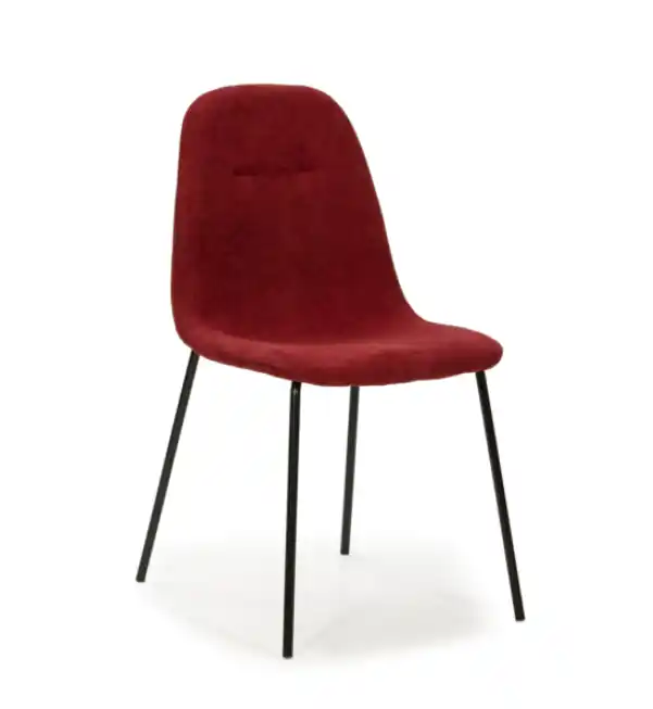 Silla Renne tela rojo - Sillas