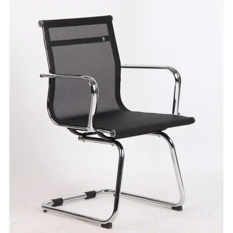 Sillón de oficina Alba new malla negra - Sillas confidentes