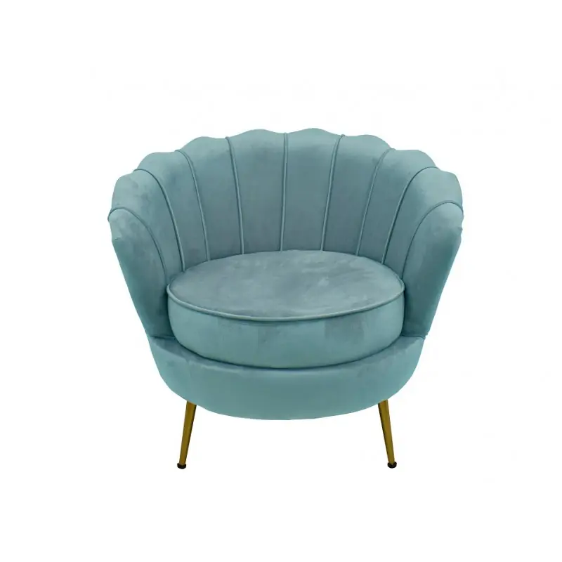 Sillón Marta velvet turquesa - Sillones butacas divanes