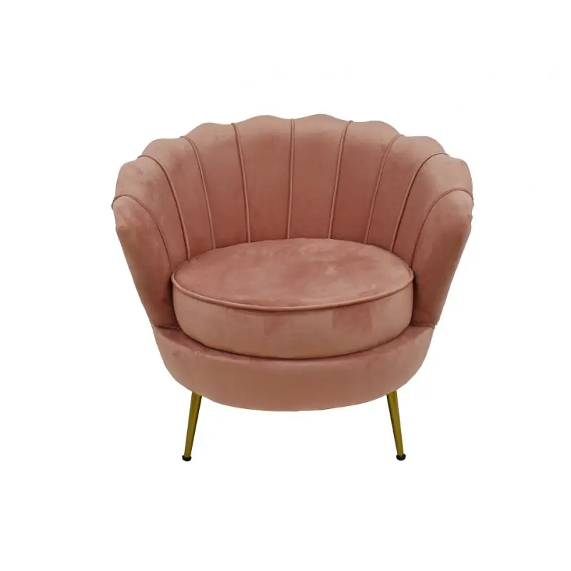 Sillón Marta velvet rosa - Sillones butacas divanes
