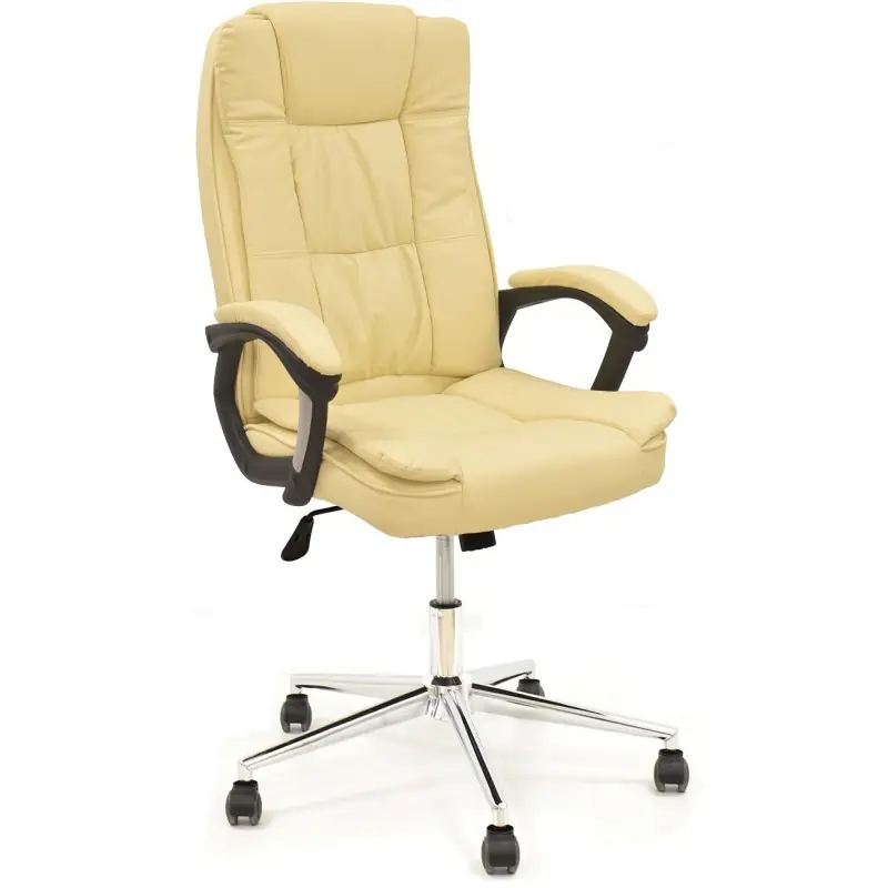 Sillón de oficina alto Dunke basculante similpiel beige - Sillones direccion