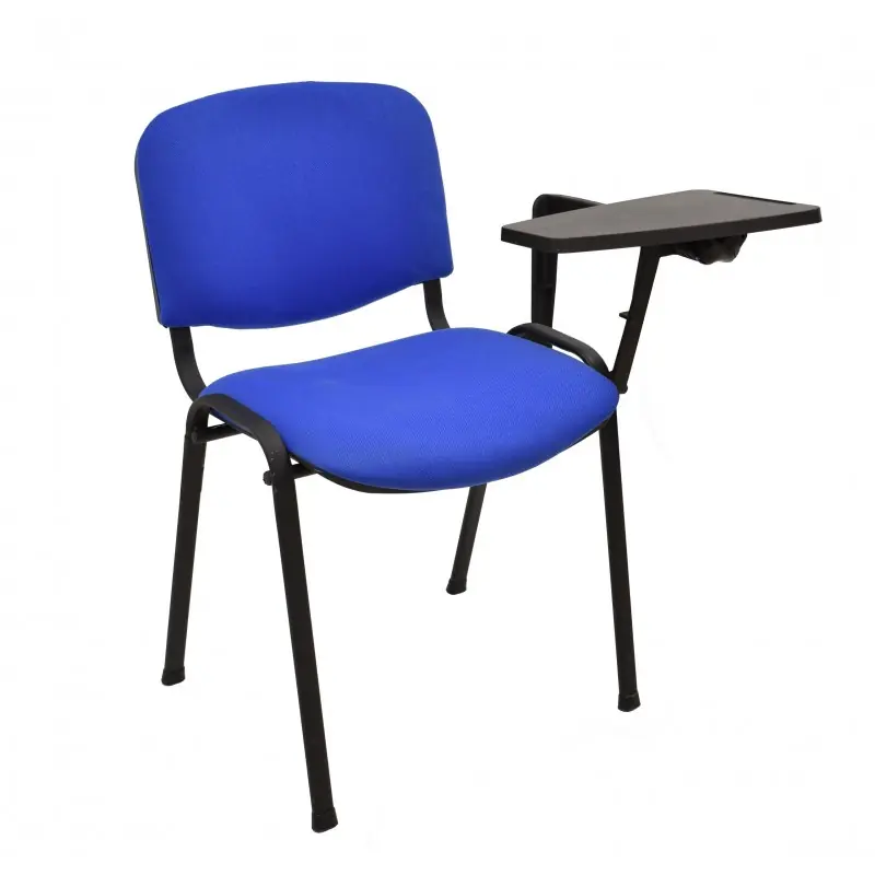 Silla con brazo y pala izquerda tapizado azul - Sillas confidentes